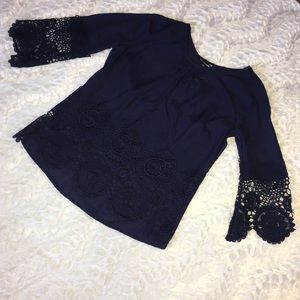 Navy Blue Women’s Top